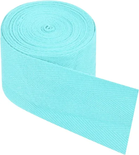 Vista 175 de PATIKIL Cinta de sarga de algodón de 1 pulgada, 50 yardas, cinta de algodón, cinta de encuadernación al bies, cinta de espiga para costura, Verde