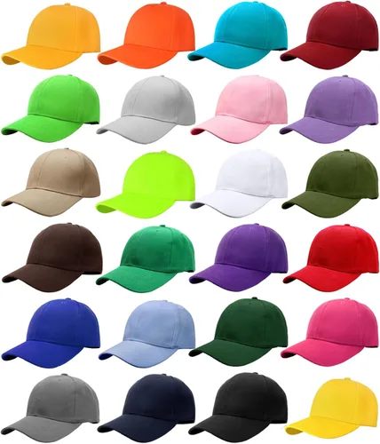 Vista 41 de Falari - 24/144 unidades de gorra de béisbol unisex, lisa y de tamaño ajustable, venta al por mayor Paquete de 144 verde militar