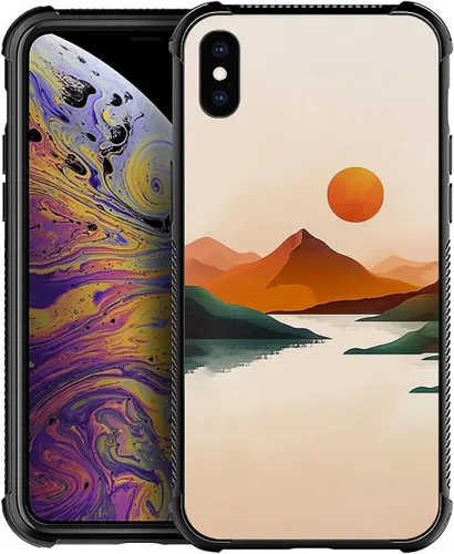Vista 190 de Funda compatible con iPhone 8 Plus, diseño de oso de bosque otoñal, a prueba de golpes, antiarañazos, carcasa trasera de policarbonato duro