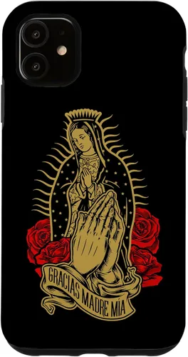Vista 8 de Our Lady Virgen De Guadalupe Virgen Mary Gracias Madre Mía - Carcasa para iPhone 17