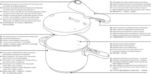 Vista 19 de WMF 793129990 Autocuiseur Perfect Plus 4,5L 8.7 in