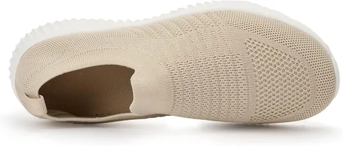Vista 6 de Akk Walking Shoes for Women - Slip on Memory Foam Lightweight Sneakers