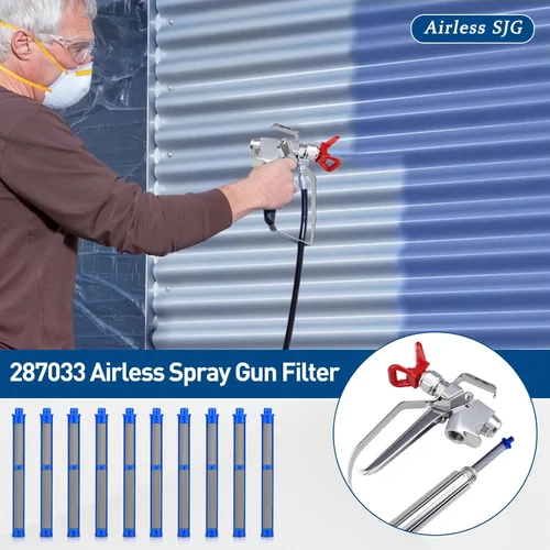 Vista 6 de Airless SJG Filtro de pistola de pulverización sin aire 287033 compatible con apto para la mayoría de pistolas rociadoras y contratista II y FTx II