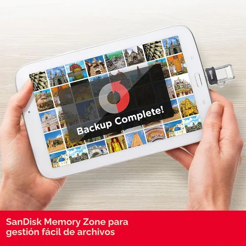 Vista 5 de [Usado] SANDISK Unidad ultra dual m3.0 de 128 GB para dispositivos y computadoras Android - microUSB, USB 3.0 - SDDD3-128G-GAM46