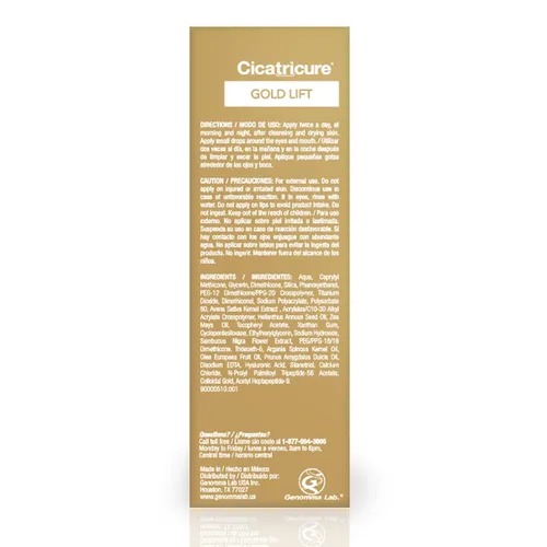 Vista 7 de Cicatricure Gold Lift - Suero facial con efecto lifting para cara, cuello y pecho, cuidado de la piel antienvejecimiento, hidratante, reafirmante