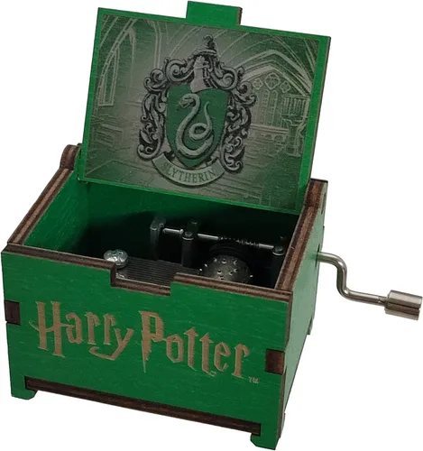 Vista 25 de TheLaser'sEdge Harry Potter Mini caja de música de regalo - Felicidad negra Negro