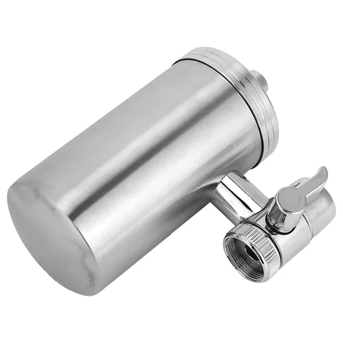 Vista 5 de UF - Filtro de agua para grifo de acero inoxidable, doble salida para fregadero de cocina, purificador de grifo con filtración de 7 etapas, núcleo