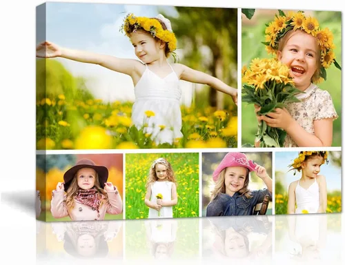 Vista 16 de LZIMU Impresiones en lienzo personalizadas con tu foto, lienzo de fotos personalizado para decoración de pared del hogar