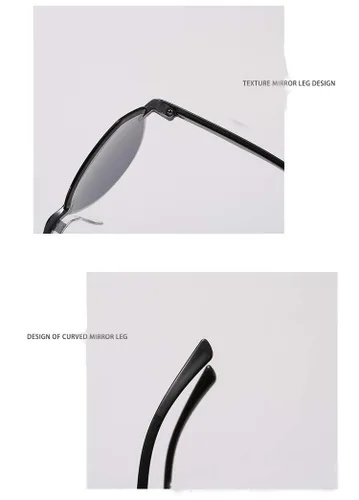 Vista 5 de 2020 gafas de sol transparentes jelly de una sola pieza gafas de sol de color caramelo integradas gafas de sol océano (transparente)