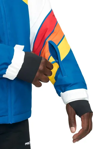 Vista 3 de Tipsy Elves Chaquetas de esquí para hombre - Divertidas y coloridas prendas de esquí con capucha impermeables para adultos