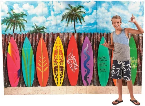 Vista 3 de Pancarta de tablas de surf y accesorios para fotos de Plastic Surf