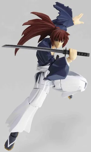 Vista 2 de Rurouni Kenshin Revoltech - Figura de acción Super Poseable #110 Himura Battohsai
