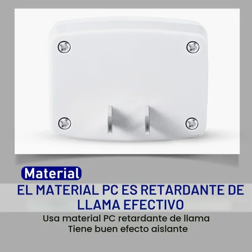 Vista 5 de Monitor de prueba de voltaje, enchufe plano de EE. UU., CA 80-300 V, LCD, voltímetro digital, voltímetro de potencia, medidor de prueba de voltaje