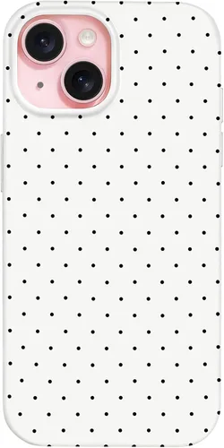 Vista 200 de Hython Funda para iPhone Air, diseño estético de lunares lindos, funda simple de 6.5 pulgadas, delgada, antiarañazos, parachoques de TPU suave, a