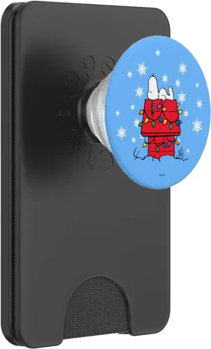 Vista 8 de Peanuts Holiday Snoopy - Luces para casa de perros, con agarre y soporte para teléfonos y tabletas