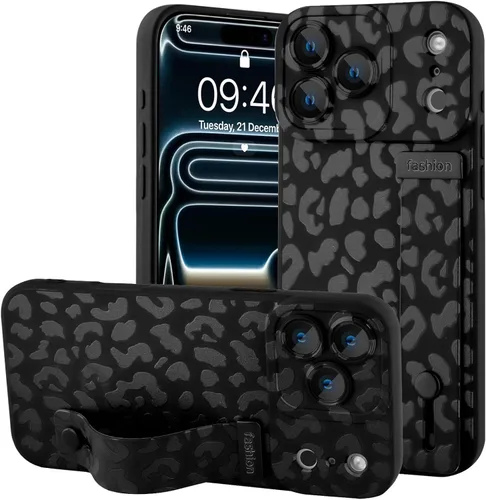 Vista 56 de OOK - Funda compatible con iPhone 11 en color vino rojo con estampado de leopardo, de TPU a prueba de golpes, cubierta delgada de silicona