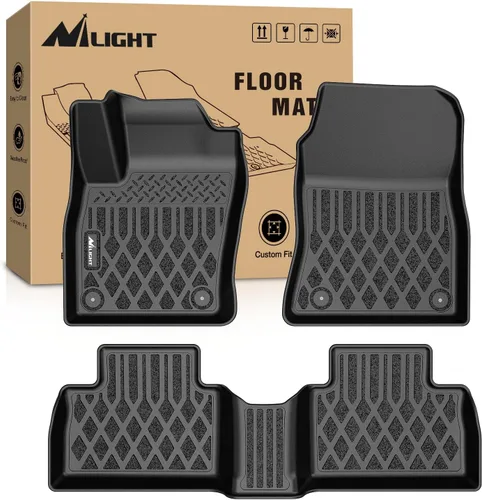 Vista 15 de Nilight Alfombrillas TPE para Nissan Altima 2007 2008 2009 2010 2011 2012 para todo tipo de clima, ajuste personalizado, forros de piso resistentes