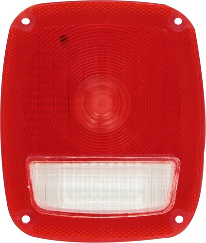 Vista 2 de Grote 91302 - Lentes de repuesto para faros de autobús escolares, color rojo