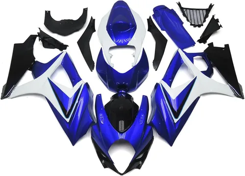 Vista 15 de Kit de carenado negro púrpura para 2007 2008 Suzuki K7 GSXR1000 07 08 GSX-R1000 Carrocería ABS plástico cuerpo marco conjunto