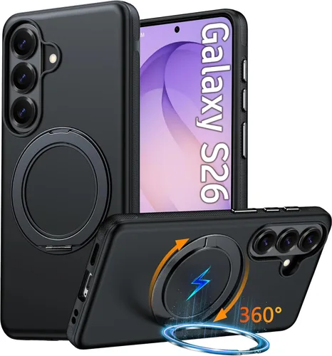 Vista 61 de Oterkin Funda para Google Pixel 10a con soporte magnético de giro de 360° [compatible con MagSafe] [antideslizante] [15 pies] a prueba de golpes
