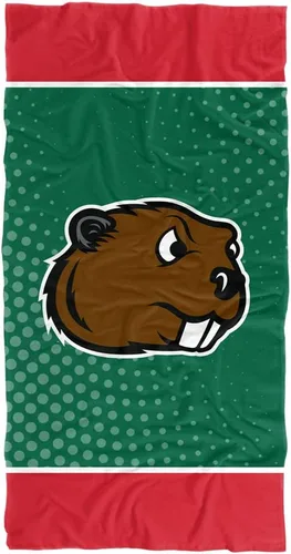 Vista 67 de LOGOVISION Manta Abilene Christian University, 30x60 Logo Dots CottonFront/PolyBackBeachTowel
