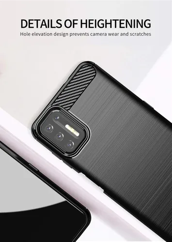 Vista 5 de Asuwish Funda compatible con Moto G9 Plus y protector de pantalla de vidrio templado, accesorios de celda, funda protectora de cuerpo completo