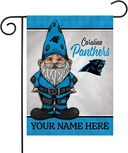 Vista 26 de Rico Industries Bandera de jardín personalizada de gnomo de fútbol de la NFL