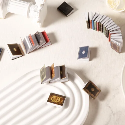 Vista 3 de 51 libros en miniatura, libros en miniatura a escala 1:12 para casa