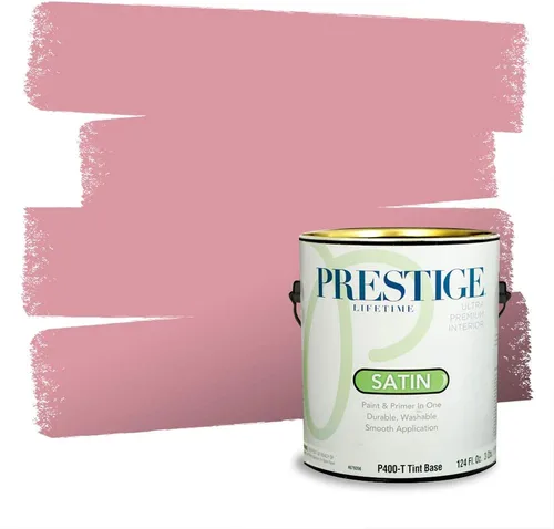 Vista 61 de Prestige Paints Pintura exterior e imprimación en uno, 1 galón, plano, coincidencia comparable de Valspar* Amber Rose*