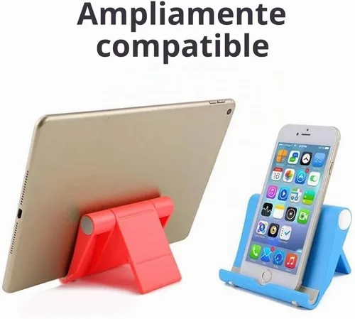 Vista 5 de 4 soportes de teléfono celular ajustables para escritorio compatibles con iPhone 14 13 12 11 8 Pro Max SE XS XR Plus Samsung Galaxy Note20 S20 S10 4