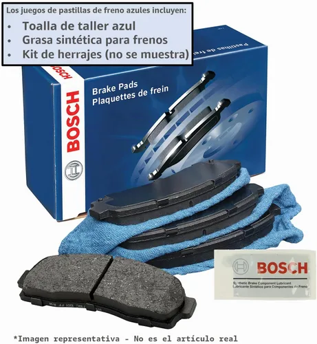 Vista 2 de Bosch BE340H Blue juego de pastillas de freno de disco con herramientas de instalación