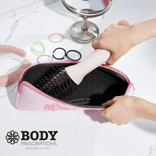 Vista 4 de Body Prescriptions Organizador de herramientas para el cabello con diseño elegante, resistente al calor y lavable a mano, funda de herramientas