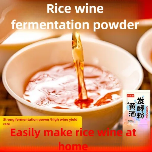 Vista 6 de Angel Shaoxing - Polvo de fermentación de levadura Shaoxing, iniciador de fermentación de vino de arroz Shaoxing, polvo de fermentación específico