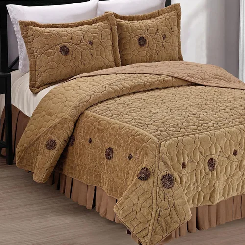 Vista 3 de Home Soft Things Falda de cama clásica de microfibra con volantes, diseño elegante de microfibra sólida envolvente con caída de 14 pulgadas, ropa