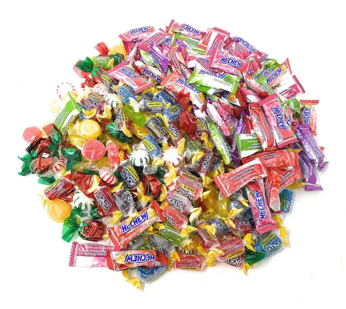 Vista 12 de Fruit Starlight - Discos de caramelo, manzana, fresa, limón, naranja, 3 libras a granel