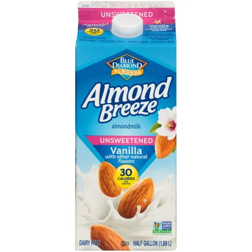 Vista 10 de BLUE DIAMOND Leche de almendra de vainilla sin azúcar, 0.5 GL