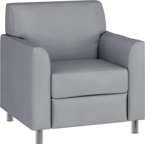 Vista 17 de Flash Furniture - Sofá de LeatherSoft negro de la serie Hercules Diplomat