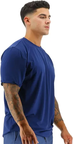 Vista 2 de TYR Camiseta de manga corta para hombre con protección solar UPF 50+
