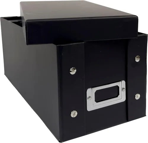 Vista 6 de CheckOutStore Caja de almacenamiento para CD Jewel Cases - Organiza y protege tu colección de música - Capacidad para 29 CD - Fácil montaje - Diseño