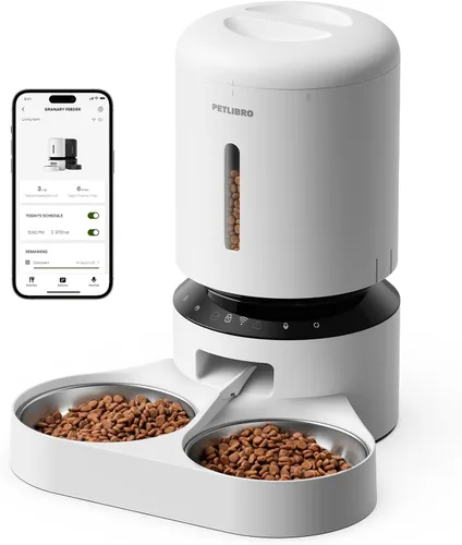 Vista 9 de PETLIBRO - Comedero automático para gatos, dispensador de comida para perros con preservación de frescura, comederos programables para mascotas