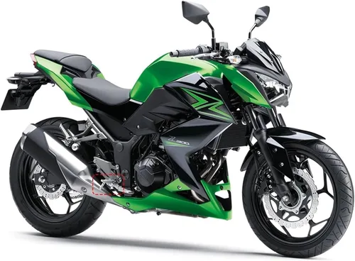 Vista 3 de Compatible con reposapiés delantero compatible con Z125 Z250 Z300 Z650 Z900 NINJA 250 300 650 X300 Reposapiés para motocicleta