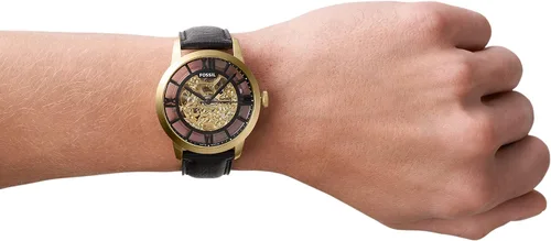 Vista 5 de Fossil - Reloj de pulsera automático y mecánico de estilo Townsman en acero inoxidable para hombre
