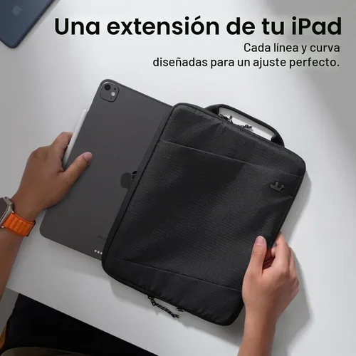 Vista 2 de tomtoc Funda protectora delgada y de 360° para iPad Air de 11 pulgadas y iPad Pro M5/M4/M3, iPad 2025 A16, funda resistente al agua con CornerArmor