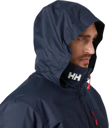 Vista 2 de Helly Hansen Men's Crew Hooded Midlayer Jacket 2.0 2-597 Azul marino
