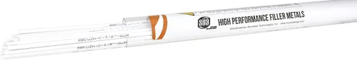 Vista 8 de SÜA - RBCuZn-C - Varilla de soldadura de bronce de bajo consumo - Recubierto de fundente - 18" x 1/8" - (1 Lb)