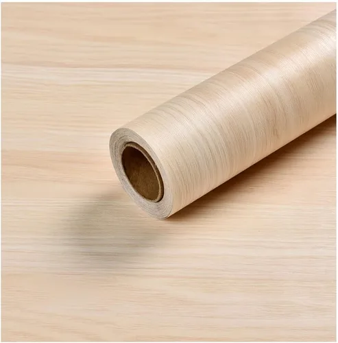 Vista 6 de TAOGIFT Papel de contacto de vinilo autoadhesivo de madera de caoba para armarios de cocina, estantes, cajón, encimera, mesa, escritorio, muebles