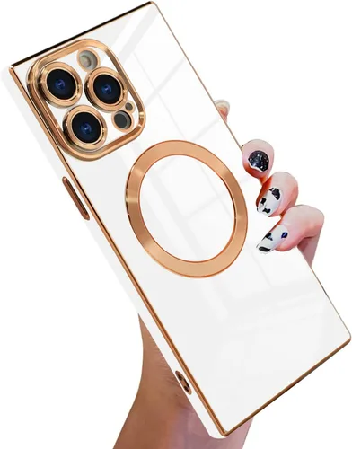 Vista 151 de KANGHAR Funda compatible con iPhone 12 de lujo con bonito diseño galvanizado, carcasa de cuerpo completo, antiarañazos, a prueba de golpes, funda