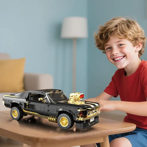 Vista 8 de 1:10 MOC Sports GTRS - Bloques de construcción de automóviles, juguetes para niños o adultos, juego de construcción modelo de coche de carreras