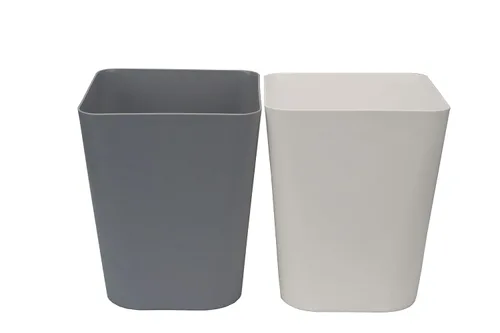 Vista 8 de Cubo de basura pequeño de 1.6 galones para baño, papelera para cocina, oficina, baño, paquete de 2 (1.6 galones (paquete de 2), color negro