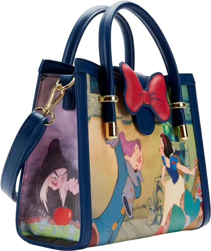 Vista 5 de Loungefly Disney - Bolso cruzado blanco como la nieve, talla única, Blanco (Snow white), talla única